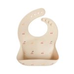Mushie Silicone Bib: Cherries