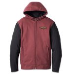 Men’s 120TH Anniversary Deflector Riding Fleece – Rum Raisin & Black