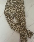 H&m Beige Leopard Print Pants 10 11Y