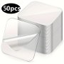 10/50PCS Square Nano Double-sided Transparent Tape Sticker