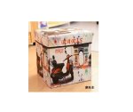 Folding Storage Ottoman Gift - Vintage Bike