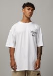 Oversized Music Merch T Shirt - Lcn Bra White maglera Doe Boy