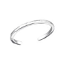C1104-C20685 - 925 Sterling Hammered Style TOE RING Adjustable Size