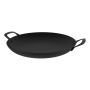 40CM Black Nitrocarburized Carbon Steel Griddle Pan