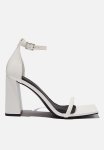 Cotton On Quinn Block Heel - White