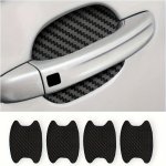 4PCS Carbon Fiber Door Handle Protector Stickers - Waterproof Enhances Your Vehicle's Look Ideal For Retailers & Workshops