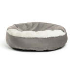 Cozy Cuddler Ilan Dog & Cat Bed - Small Grey