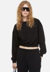 Cropped Sweatshirt - Black