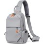 Fine Living Zen Sling Cross Body Backpack - Grey