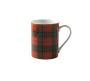 Red Tartan Mug In Gift Box Set Of 4
