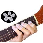 10PCS S-3PCS M-4PCS L-3PCS Guitar Silicone Guitar Fingertips Protector Finger Thumb Hoder Silicone Fingertip Caps For Strings In
