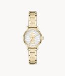 DKNY Guess Soho Three-hand Gold-tone Stainless Steel Woman's Watch NY6647