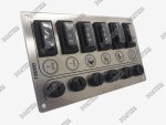 Switch Panel SP6 Ultra Waterproof Inox 316 12 24V Silver