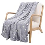 Magic Glow In The Dark Super Soft Plush Night Fluorescent Blanket