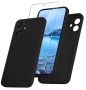 Screen Protector & Silicone Cover For Samsung Galaxy A06 - Black