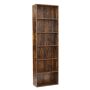 6 Tier Bookcase Open Shelf Freestanding Bookshelf Storage Brown