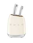 Smeg Cream Retro Knives Block Set - KBSF02CR