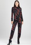 Sissy Boy Long Sleeve Jumpsuit With Waist Tie Detail - Multi