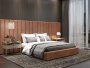 Milan Sleigh Bed With Pedestals Included.