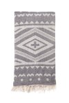 Turkish Bath Beach Towel 100% Cotton - C- Grey 100X180CM