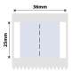 NB443 - NIIMBOT - B1 / B21 / B3S / B4 - 36X25MM - 260 GREY INDEX STICKER LABELS
