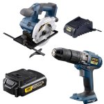 Ryobi Circular Saw Cordless Impact Drill Cordless Bat & Charger.