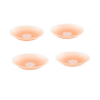 4 Pairs Invisible Nipple Pasties Thin Breathable Reusable Anti Exposure