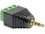 Delock 2.5MM Stereo Jack M Terminal Block   65420