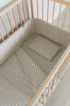 Natura L Gingham Washed Cot Duvet Cover - Incl Pillow Inner