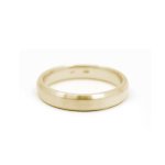 Bevelled Edge Band In Yellow Gold - 18CT