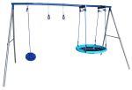 Multiplay Saucer Monkey Bars And Button Swing