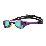 Arena Cobra Ultra Swipe Mirror Racing Goggles Emerald Plum Cyberlime