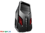 Raidmax Exo Se Window Red LED Gpu 370MM Atx|micro Atx|mini Itx Chassis Black End Of Life