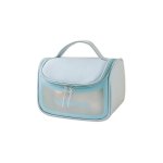 Portable Waterproof Cosmetic Travel Bag With Hanging Hook RE-10 Blue