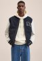 Valencia Varsity Bomber Jacket - Dark Navy