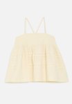 PoP Candy Back Tie Cami Top-off White