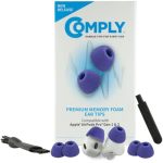 Comply Memory Foam Replacement Earbud Tips For Apple Airpods Pro 1 & 2 Ultimate Comfort Secure Fit Superior Noise Isolation Anti