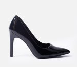 Pointed Toe Court Heel - 7 Black