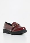 Madison Andrea Lug Sole Loafer - Burgundy