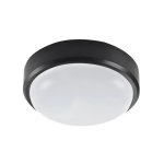 Moonveil LED Outdoor Bulkhead - Black White - White 20W