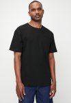 Jonathan D Nathan Textured Crew Neck Tee - Black