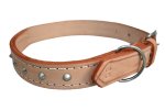 Leather Dog Collar Reinforced 30 30MM X 750MM