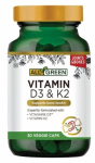 All Green Vitamin D3 & K2 30 Vegicaps