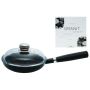 Granit Shallow Frying Pan With Pyrex Lid 20CM
