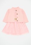 PoP Candy Dress & Cardigan Set - Pink
