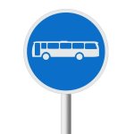 Buses Only Road Sign R121