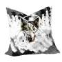 Grey Jungle Wolf Luxury Scatter By Nathan Pieterse Large