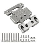 Pothyes Cnc Aluminum Center Frame Brace Transmission Skid Plate Gearbox Mount For Axial SCX10 1 10 Rc Rock Crawler Upgrade Parts