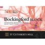 Hp Wc. Block - 300GSM 36 X 26CM White 12 Sheets - Glued On 4 Edges