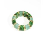 Colorful Acrylic Tube Bending Elasticity Bangles Bracelet